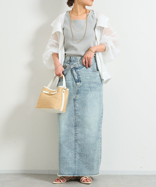 un dix cors（アンディコール）の「フード付きボリュームマンパ（マウンテンパーカー・レディース・アイボリー/ブラック・FREE）」の11枚目の写真