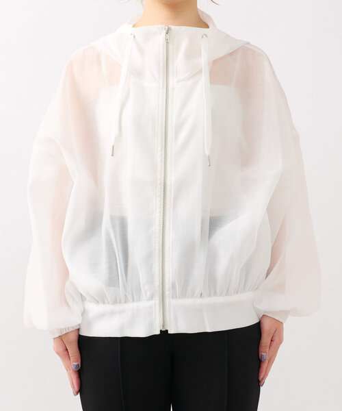 un dix cors（アンディコール）の「フード付きボリュームマンパ（マウンテンパーカー・レディース・アイボリー/ブラック・FREE）」の13枚目の写真