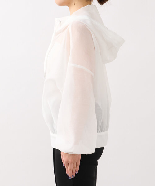 un dix cors（アンディコール）の「フード付きボリュームマンパ（マウンテンパーカー・レディース・アイボリー/ブラック・FREE）」の14枚目の写真