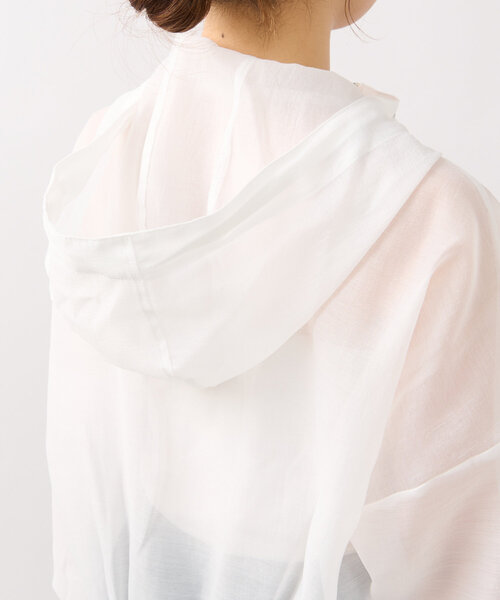 un dix cors（アンディコール）の「フード付きボリュームマンパ（マウンテンパーカー・レディース・アイボリー/ブラック・FREE）」の15枚目の写真