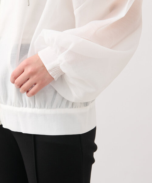 un dix cors（アンディコール）の「フード付きボリュームマンパ（マウンテンパーカー・レディース・アイボリー/ブラック・FREE）」の17枚目の写真