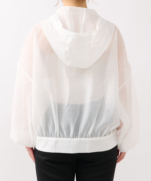 un dix cors（アンディコール）の「フード付きボリュームマンパ（マウンテンパーカー・レディース・アイボリー/ブラック・FREE）」の19枚目の写真