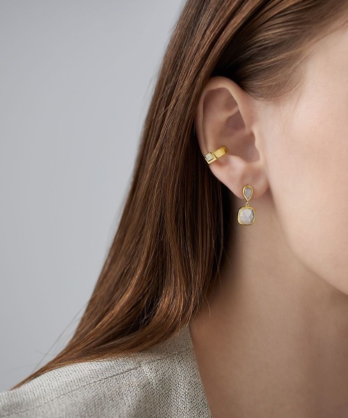 4℃(ヨンドシー)の「【The Tidal】シルバー ピアス/片耳用(ピアス(片耳用)・レディース・イエローゴールド・FREE)」の4枚目の写真