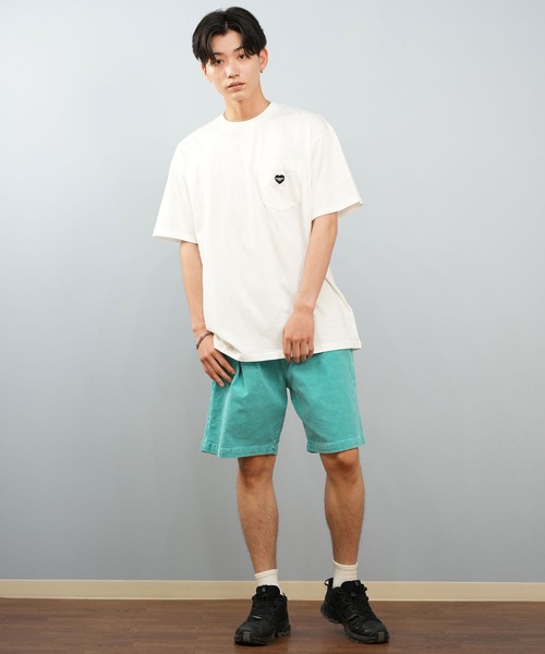 Carhartt WIP（カーハートダブリューアイピー）の「Carhartt WIP/カーハートダブリューアイピー S/S POCKET HEART T-SHIRT 半袖Tシャツ I032128（Tシャツ/カットソー・メンズ・ブラック×レッド/ブラック/ダークブルー/ブラウン/ホワイト×ブラック/ホワイト×レッド・S/XL/L/M）」の16枚目の写真