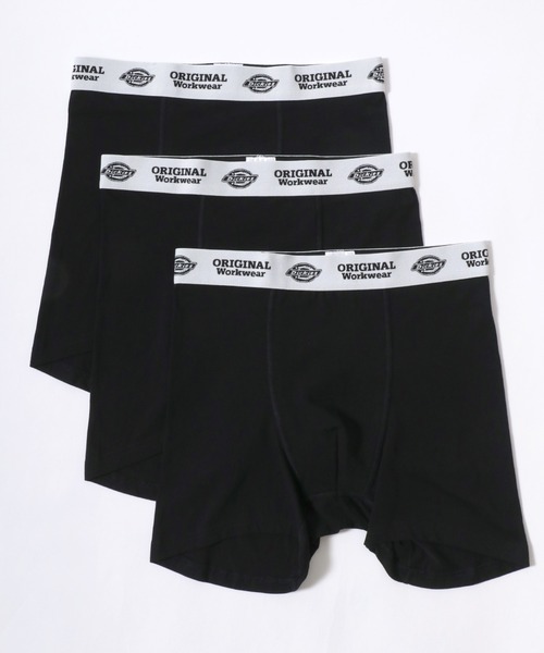 ☆ ☆ ロゴ ボクサーパンツ 3枚セット セール】Dickies/ディッキーズ 3枚セット ロゴ ボクサーパンツ