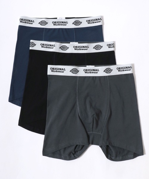 ☆ ☆ ロゴ ボクサーパンツ 3枚セット XL セール】Dickies/ディッキーズ 3枚セット ロゴ ボクサーパンツ