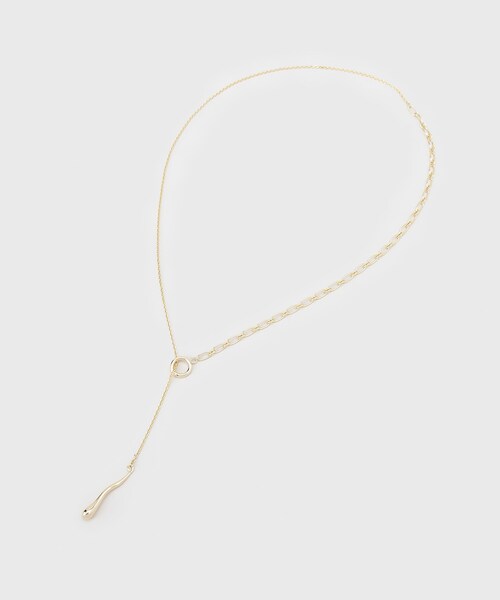 GALLEST（ギャレスト）の「ラリエットチェーンネックレス（ネックレス・レディース・ゴールド/シルバー・00）」の3枚目の写真