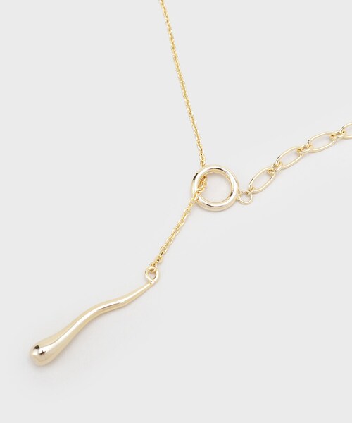 GALLEST（ギャレスト）の「ラリエットチェーンネックレス（ネックレス・レディース・ゴールド/シルバー・00）」の5枚目の写真