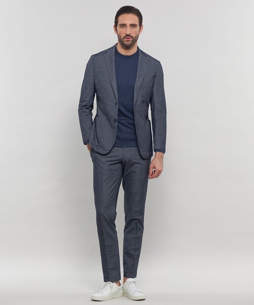 MACKINTOSH LONDON(マッキントッシュ ロンドン)の「【WEB・一部店舗限定】【FLEX JERSEY】デニムジャージーセットアップパンツ(その他パンツ・メンズ・ネイビー/グレー・90/82/78/86)」の10枚目の写真
