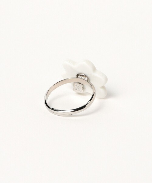 BEAMS BOY(ビームスボーイ)の「ATOLASOLAS / 2set ring(リング・レディース・ブラック/ホワイト・ONE SIZE)」の4枚目の写真