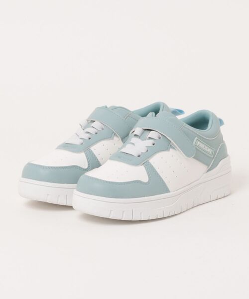 PINKHUNT(ピンクハント)の「PINKHUNT ピンクハント 配色スニーカー 0408(スニーカー・キッズ・ホワイト/ライトブルー・M size/L size/S size)」の16枚目の写真