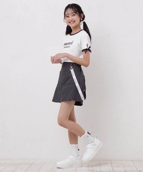 PINKHUNT(ピンクハント)の「PINKHUNT ピンクハント 配色スニーカー 0408(スニーカー・キッズ・ホワイト/ライトブルー・M size/L size/S size)」の12枚目の写真