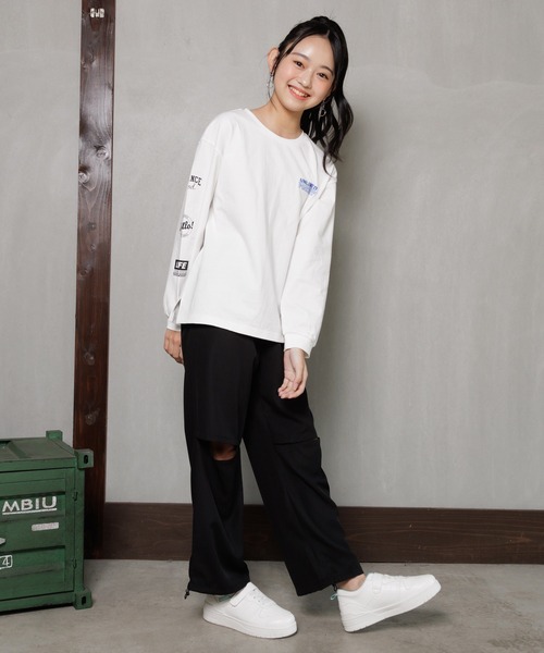 PINKHUNT(ピンクハント)の「PINKHUNT ピンクハント 配色スニーカー 0408(スニーカー・キッズ・ホワイト/ライトブルー・M size/L size/S size)」の14枚目の写真