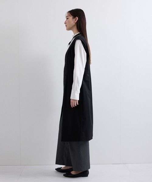 ketty(ケティ)の「梳毛合繊ジレワンピース≪手洗い可能≫(ワンピース・レディース・ブラック/ベージュ/ライトグレー・M)」の19枚目の写真