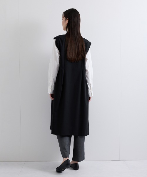 ketty(ケティ)の「梳毛合繊ジレワンピース≪手洗い可能≫(ワンピース・レディース・ブラック/ベージュ/ライトグレー・M)」の20枚目の写真