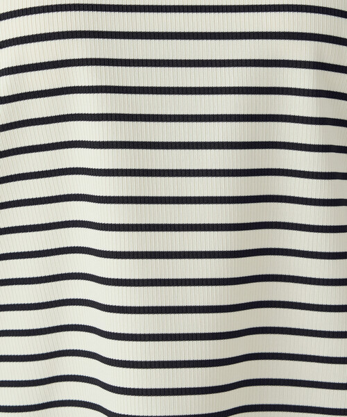 COMME CA ISM(コムサイズム)の「ボックスシルエット クロップ丈ボーダーTシャツ(Tシャツ/カットソー・レディース・ブラック×ホワイト/ホワイト×ブラック・MEDIUM/LARGE)」の20枚目の写真