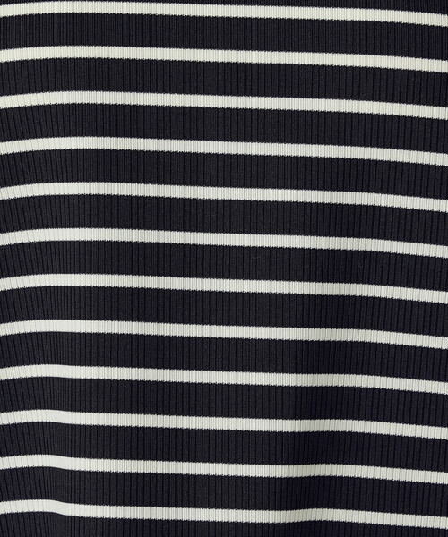 COMME CA ISM(コムサイズム)の「ボックスシルエット クロップ丈ボーダーTシャツ(Tシャツ/カットソー・レディース・ブラック×ホワイト/ホワイト×ブラック・MEDIUM/LARGE)」の21枚目の写真