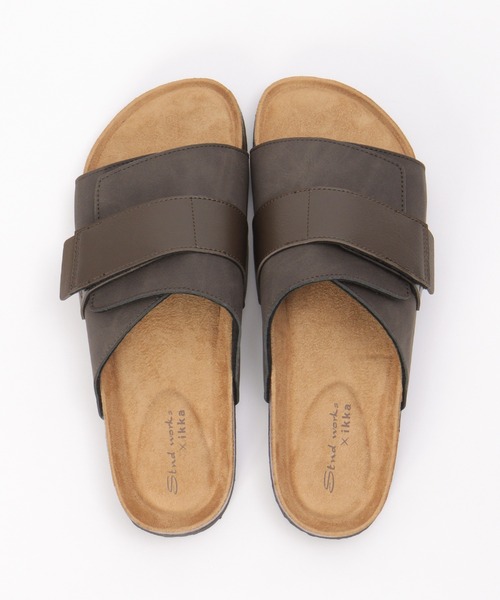 ikka（イッカ）の「ワンベルトサンダル（サンダル・メンズ・ダークブラウン/ブラック・M/L/XL）」の15枚目の写真