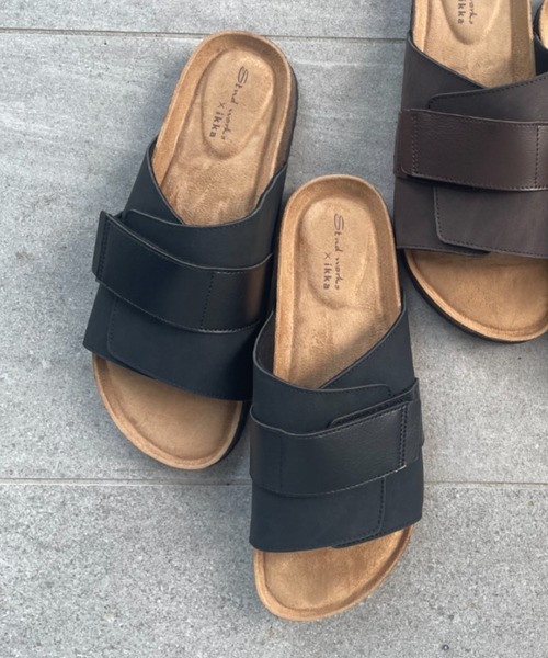 ikka（イッカ）の「ワンベルトサンダル（サンダル・メンズ・ダークブラウン/ブラック・M/L/XL）」の22枚目の写真