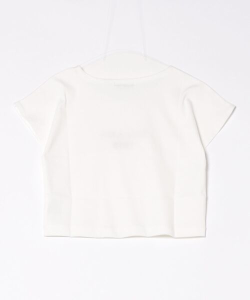 CCロゴビーズ刺繍ホワイトTシャツ clear｜刺繍ロゴチビT | Rakuten Fashion(楽天ファッション／旧
