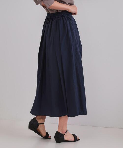 OPAQUE.CLIP（オペークドットクリップ）の「シアーヴィンテージイージーフレアスカート【洗濯機洗い可】（スカート・レディース・チャコールグレー/ライトグレー/ブルー系その他/ネイビー・36/38/40/42）」の18枚目の写真