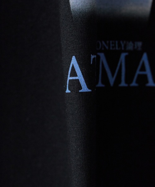 LONELY/論理(ロンリー)の「LONELY(論理)/ロンリー HIKARI& collaboration DEATH MARCH LONG LSEEVE 長袖Tシャツ ロンT(Tシャツ/カットソー・メンズ・ホワイト/ブラック/ピンク・M/L/XL)」の6枚目の写真