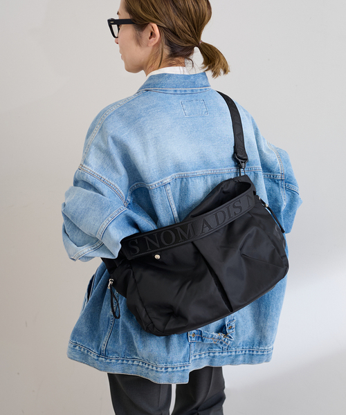 FRAMeWORK（フレームワーク）の「≪追加≫NOMADIS/ノマディス BASQUE M SLD 2（ショルダーバッグ・レディース・ブラック/キャメル・FREE）」の7枚目の写真