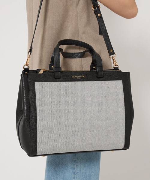 GIANNI NOTARO(ジャンニノターロ)の「<GIANNI NOTARO> BIG TOTE(トートバッグ・レディース・ブラック・FREE)」の17枚目の写真