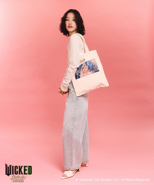 ADAM ET ROPE'（アダムエロペ）の「【WEB限定】WICKED×ADAM ET ROPEトートBag（トートバッグ・レディース・ホワイト系その他/ホワイト系その他3/ブラック/ブラック系その他2/ブラック系その他/ホワイト系その他2・FREE）」の13枚目の写真