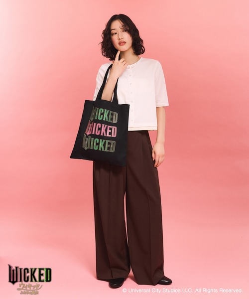 ADAM ET ROPE'（アダムエロペ）の「【WEB限定】WICKED×ADAM ET ROPEトートBag（トートバッグ・レディース・ホワイト系その他/ホワイト系その他3/ブラック/ブラック系その他2/ブラック系その他/ホワイト系その他2・FREE）」の12枚目の写真