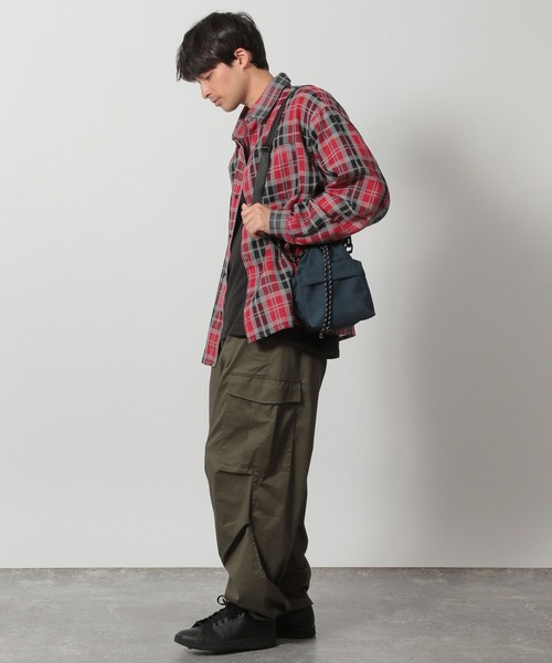 セール】メッシュチェックシャツ長袖 / 292433（シャツ/ブラウス