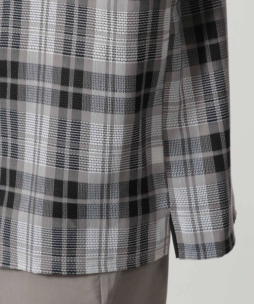 LAKOLE（ラコレ）の「メッシュチェックシャツ長袖 / 292433（シャツ/ブラウス・メンズ・ネイビー/レッド/グレー・MEDIUM/LARGE）」の15枚目の写真