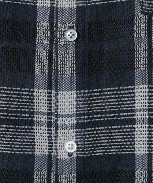 LAKOLE（ラコレ）の「メッシュチェックシャツ長袖 / 292433（シャツ/ブラウス・メンズ・ネイビー/レッド/グレー・MEDIUM/LARGE）」の19枚目の写真