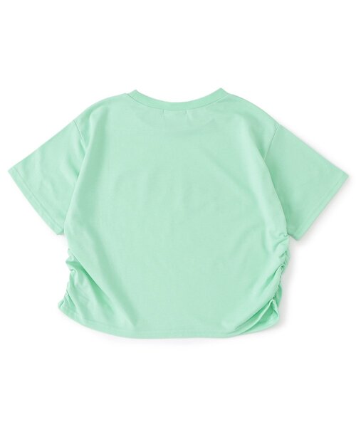 algy（アルジー）の「ラメプリントシャーリング半袖T（Tシャツ/カットソー・キッズ・ミント/チャコール/オフホワイト・SMALL/MEDIUM/X-SMALL/XX-SMALL）」の8枚目の写真