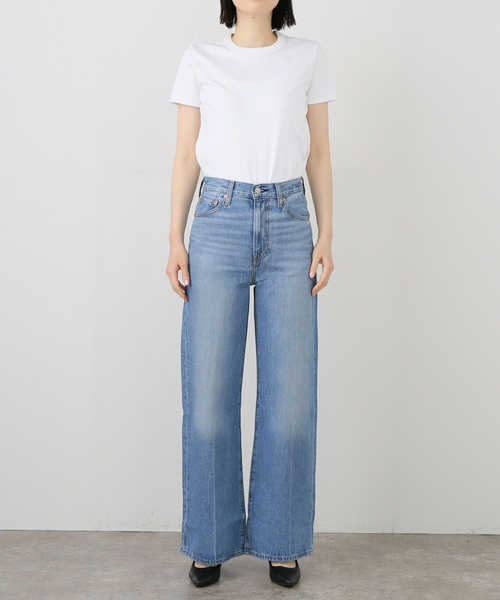 Levi’s MADE&CRAFTED(リーバイスメードアンドクラフテッド)の「【LEVI’S/リーバイス】RIBCAGE WIDE LEG H 223:デニム(デニムパンツ・レディース・サックスブルー・27/26/25)」の7枚目の写真