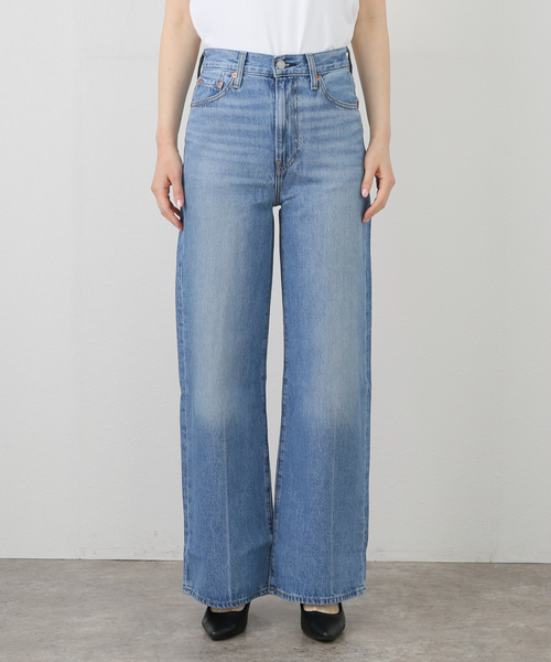 Levi’s MADE&CRAFTED(リーバイスメードアンドクラフテッド)の「【LEVI’S/リーバイス】RIBCAGE WIDE LEG H 223:デニム(デニムパンツ・レディース・サックスブルー・27/26/25)」の8枚目の写真
