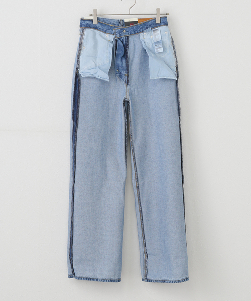 Levi’s MADE&CRAFTED(リーバイスメードアンドクラフテッド)の「【LEVI’S/リーバイス】RIBCAGE WIDE LEG H 223:デニム(デニムパンツ・レディース・サックスブルー・27/26/25)」の17枚目の写真