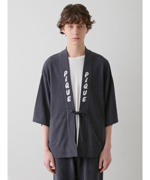 セール】【HOMME】エアリーモコベアかき氷ジャガードピケチャン