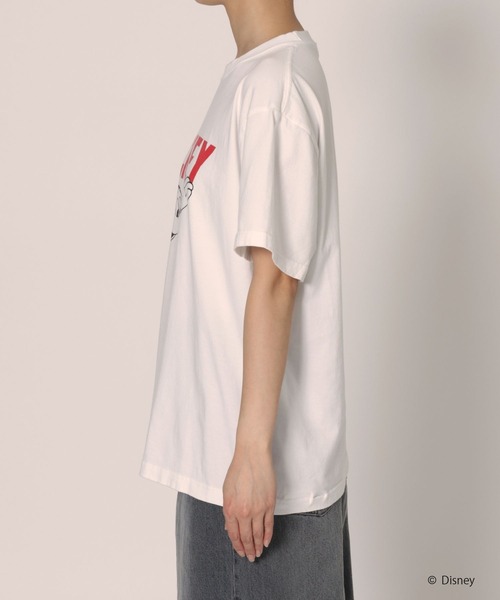 GOOD ROCK SPEED（グッドロックスピード）の「【GOOD ROCK SPEED】MICKEY MOUSE T（Tシャツ/カットソー・レディース・ホワイト/チャコール・フリー）」の13枚目の写真