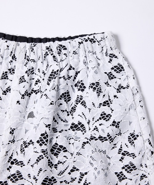 AIVER（アイバー）の「AIVER　コードレースレイヤードバギーショートパンツ（その他パンツ・メンズ・ホワイト×ブラック/ブラック・LARGE/MEDIUM/SMALL）」の22枚目の写真