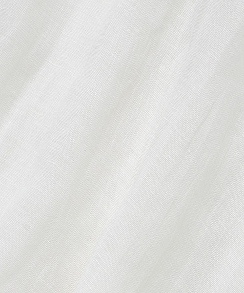 LA MARINE FRANCAISE（マリン フランセーズ）の「ナチュラルリネンガーゼシャツ（シャツ/ブラウス・レディース・ホワイト/ブラック/ブルー・FREE）」の7枚目の写真