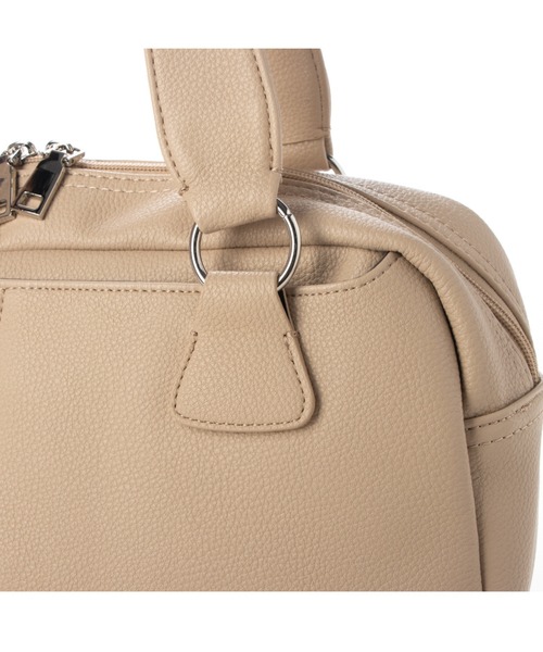 Tomieco(トミエコ)の「トートバッグ 横長ボックスタイプ マチも広く荷物もしっかり収納(トートバッグ・レディース・ベージュ/ブラック/シルバー・FREE)」の15枚目の写真
