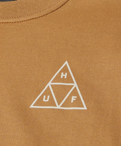 HUF(ハフ)の「【 HUF / SET TT S/S TEE 】- ハフ セット トリプル トライアングル ショート スリーブ Tシャツ(Tシャツ/カットソー・メンズ・ブラック/ウィート/キャメル・S/M/L)」の8枚目の写真