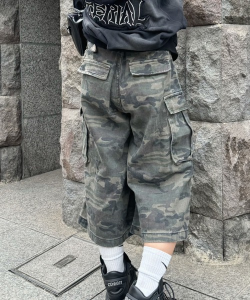 KsG（ケーエスジー）の「ミリタリーミッドレングスポケットカーゴパンツ（カーゴパンツ・レディース・ブラック・SMALL/MEDIUM/LARGE）」の3枚目の写真