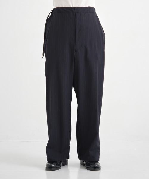 CONZ(コンズ)の「別注wool brainer pants(スラックス・メンズ・ストライプ/ダークグレー・L)」の18枚目の写真