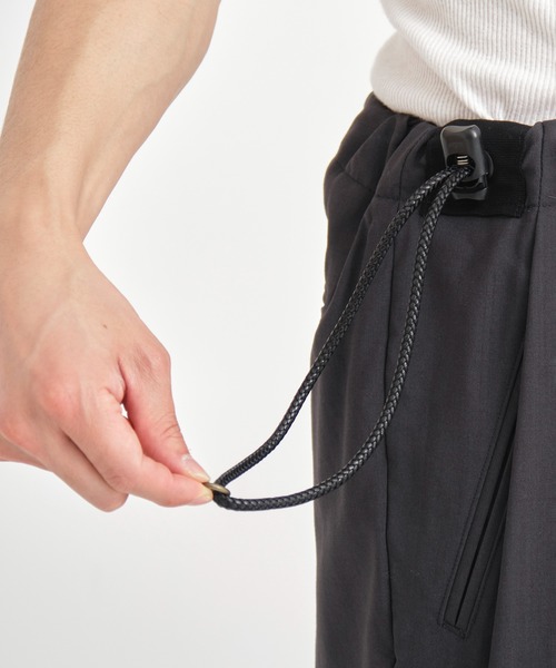 CONZ(コンズ)の「別注wool brainer pants(スラックス・メンズ・ストライプ/ダークグレー・L)」の12枚目の写真