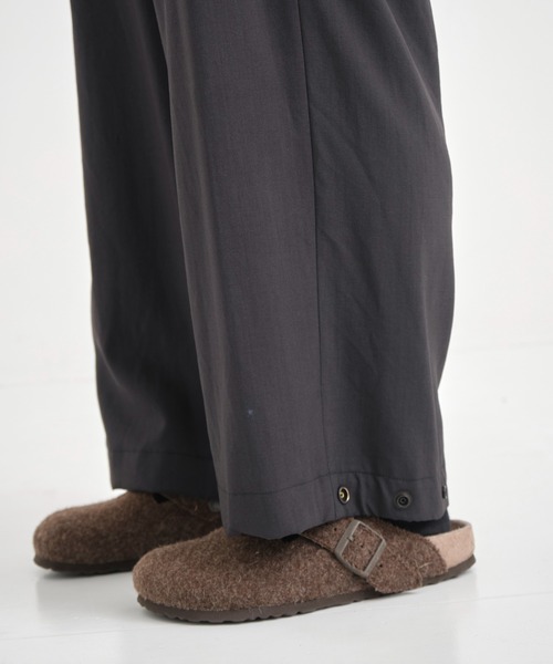 CONZ(コンズ)の「別注wool brainer pants(スラックス・メンズ・ストライプ/ダークグレー・L)」の13枚目の写真