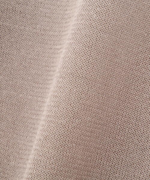 human woman（ヒューマンウーマン）の「◆【ウォッシャブル】シアーハイゲージ長袖カーディガン（カーディガン/ボレロ・レディース・ベージュ系その他2/ピンク/イエロー/ネイビー・MEDIUM）」の11枚目の写真