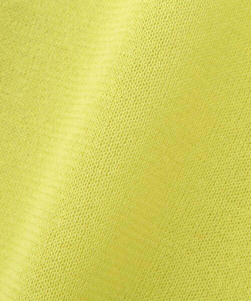 human woman（ヒューマンウーマン）の「◆【ウォッシャブル】シアーハイゲージ長袖カーディガン（カーディガン/ボレロ・レディース・ベージュ系その他2/ピンク/イエロー/ネイビー・MEDIUM）」の17枚目の写真