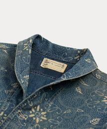 25SS RRL rrlインディゴ プリント オーバーシャツダブルアールエル RRL（ダブル アール エル）の「インディゴ プリント ウーブン オーバー
